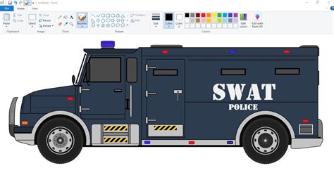 How To Draw A Swat Truck Colorpencilartdrawingssketchesideas