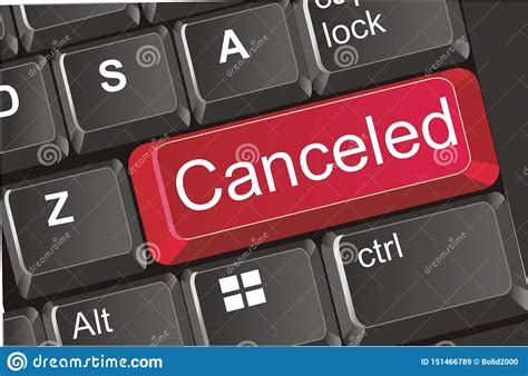Red cancelled button stock illustration. Illustration of plastic ...
