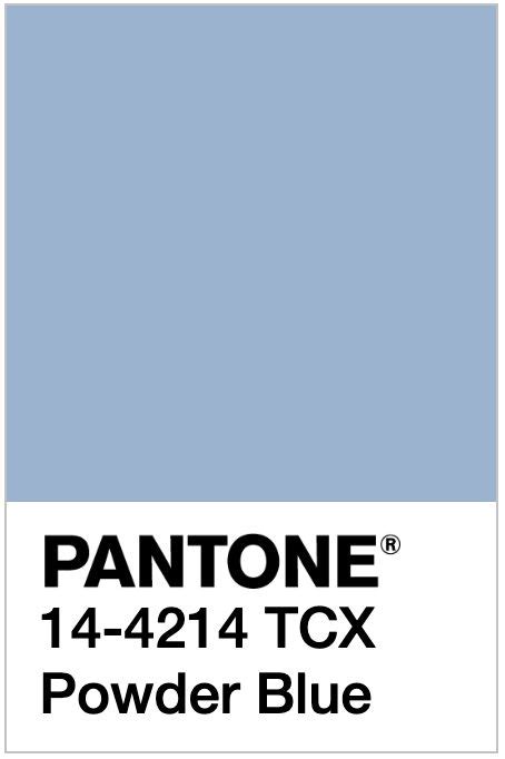 Pantone 14 4214 Tcx Powder Blue