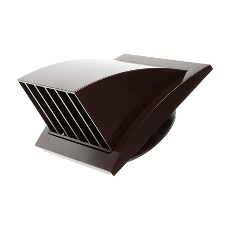 Vent Systems Brown 4 Inch Exhaust Vent Cover Dryer Vent Hood