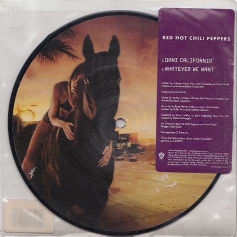 Red Hot Chili Peppers Dani California 2006 Vinyl Discogs
