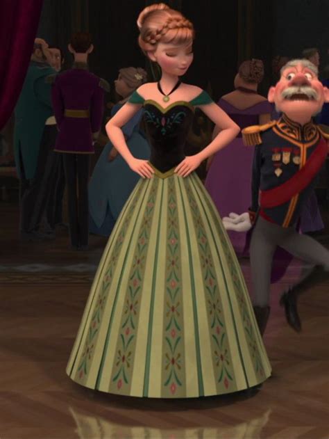Princess Anna Wearing Her Beautiful Dress Anna Coronation Dress