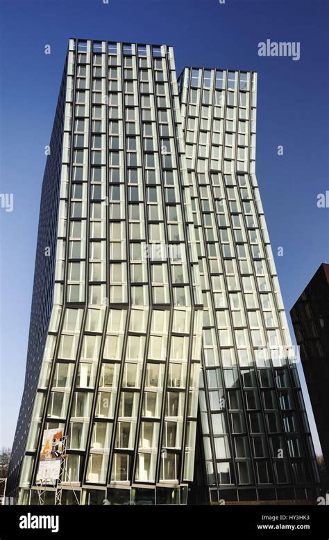 Office Building Dancing Towers In The Reeperbahn In Saint Pauli