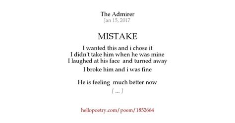 Mistake Poems