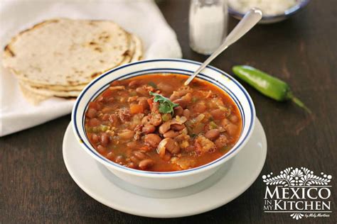 Mexican Cowboy Beans Charro Beans Authentic Mexican Recipe