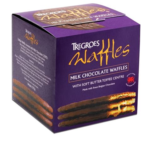 Farm Direct Milk Chocolate Coated Butter Toffee Waffles 270g