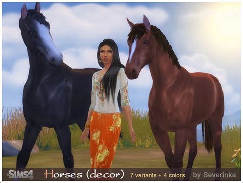 Ts4 Horses Decor And Poses By Severinka By Simsday Simsday