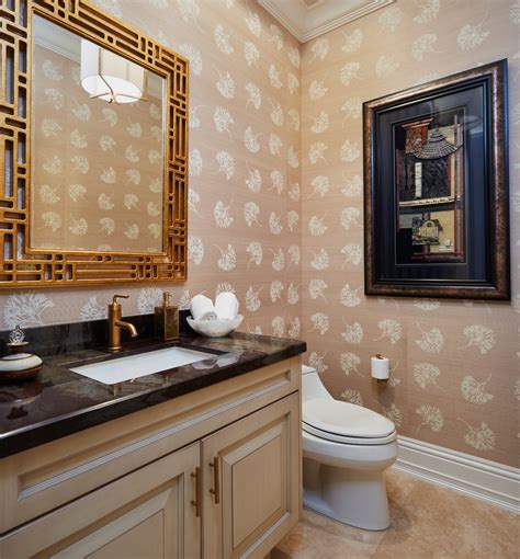 Transitional Home Asian Powder Room Miami By Piper Gonzalez