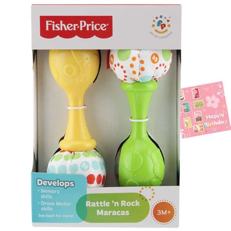 Fisher Price Rattle And Rock Maracas