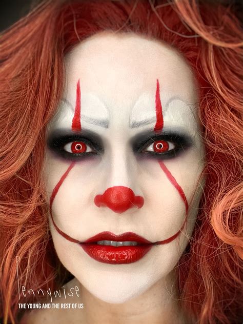 Pennywise Scary Clown Makeup Halloween Makeup Looks Pennywise