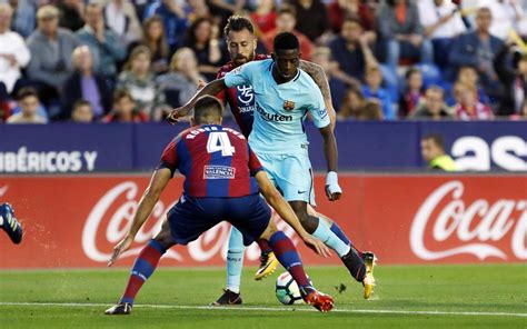 Barcelona looked completely in control after scoring twice in the opening 34 minutes, against a levante side who needed one point to be certain of avoiding. The lowdown on Levante UD