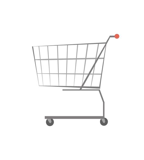 Premium Vector Shopping Cart In Flat Style