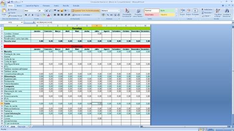 Fazendo Orçamento Familiar Um Exemplo De Planilha De Orçamento