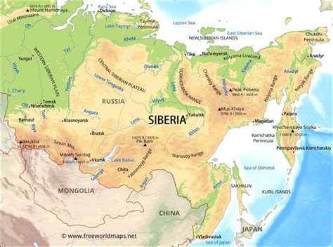 Siberia Map