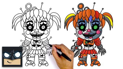 How To Draw Fnaf Scrap Baby
