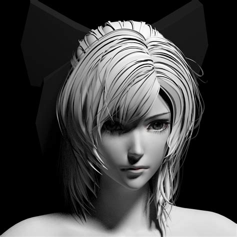 anime girl 3d model sheet psaweiweb