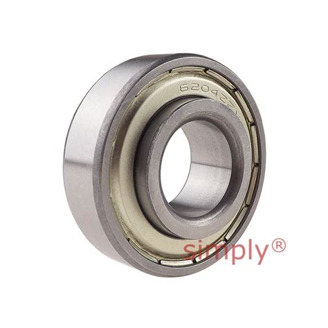 6204zzv Budget Metal Shielded Deep Groove Ball Bearing With Extended