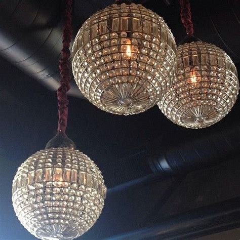 Love These Chandeliers That Vaguely Resemble Disco Balls At The