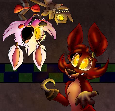 Foxy And Mangle By Plaguedogs123 On Deviantart