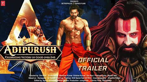 Adipurush Official Concept Trailer Prabhas Kriti Sanonsaif Ali Khan Om Raut T Series