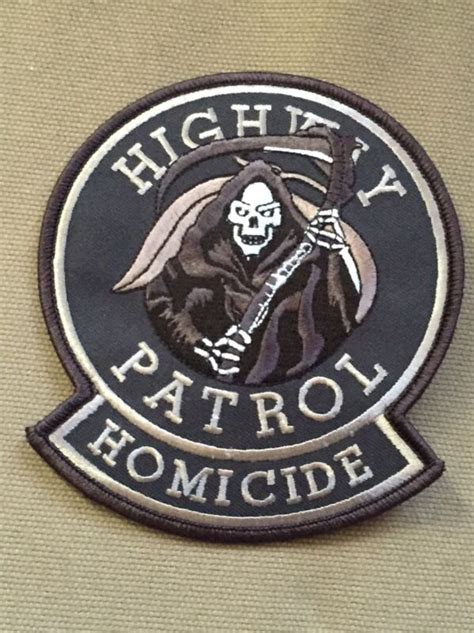 Florida Highway Patrol Homicide Unit Patchsubdued Antique Price