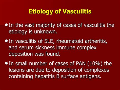 Ppt Vasculitis Angiitis Powerpoint Presentation Free Download