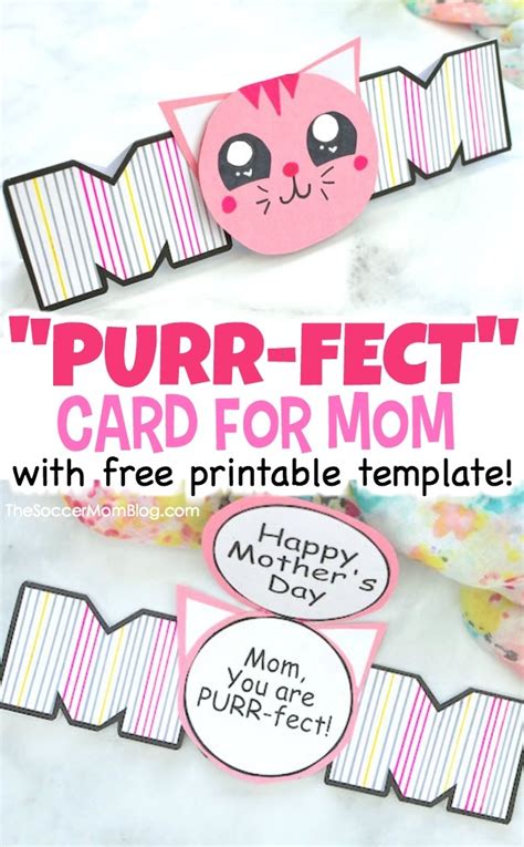Printable Mothers Day Cards With Cats