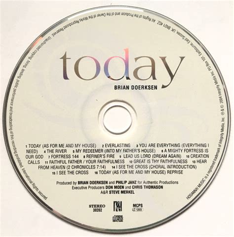 Brian Doerksen Today 2004 Cd Discogs