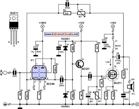 2 transistor circuit diagram and 12 transistor circuit diagram are the same, only the transistor is more and we use more power. Simple Power Amplifier Circuit Diagram ~ DIAGRAM