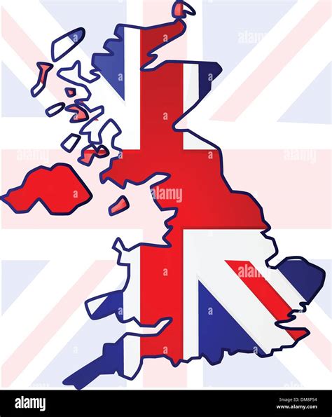 United Kingdom Map Stock Vector Image And Art Alamy