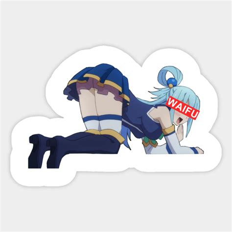 Aqua Konosuba Booty Anime Aqua Konosuba Booty Anime Sticker