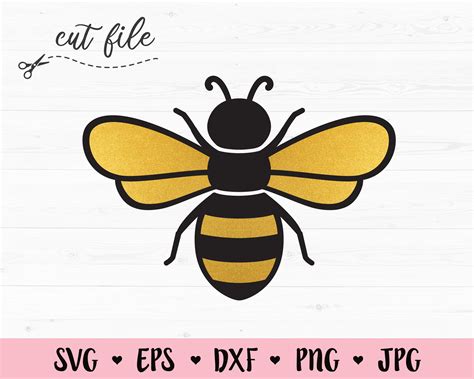 Bee SVG Cut File Bumble Bee Cutting File Cute Honey Bee Svg - Etsy