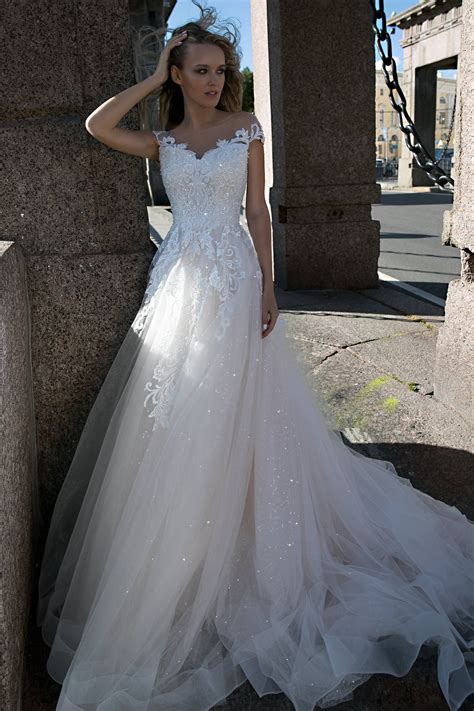Account Suspended V Neck Wedding Dress A Line Bridal Gowns Sparkle