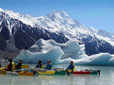 Mt Cook Glacier Sea Kayaking