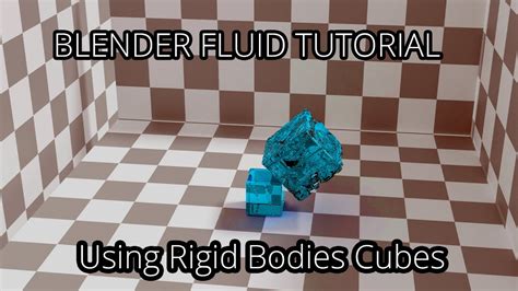 blender fluid tutorial using rigid bodies as containers youtube
