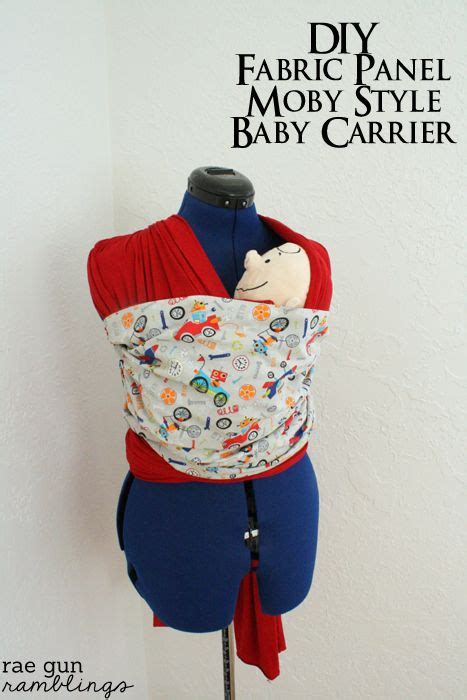 Diy Fabric Panel Moby Baby Carrier And Rae Gun Giveaway