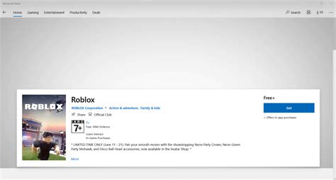 Install Roblox Microsoft Store Sadebaking