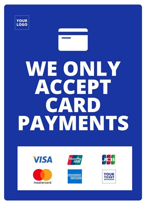 We Accept Card Payments Sign Jenricciuti
