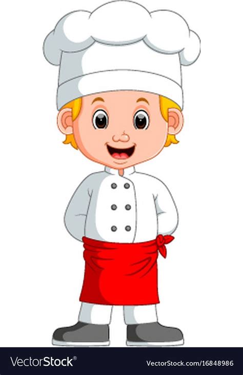 Illustration Of Boy Chef Cartoon Download A Free Preview Or High