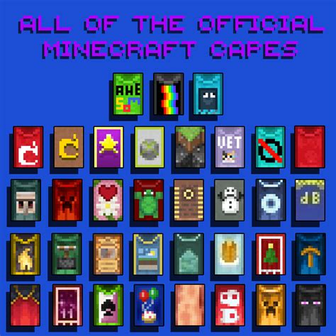 All Official Minecraft Capes List Minecraft Fan Art 45108136 Fanpop