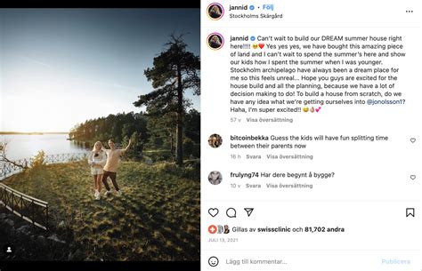 Janni Olsson Delér Och Jon Olsson Separerar Efter 11 år Tillsammans