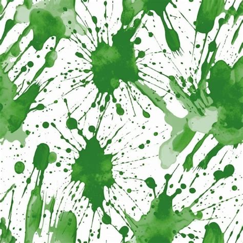 Premium Ai Image A Close Up Of A Green Paint Splatter On A White