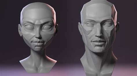 Sculpting The Planes Of The Head Tutorial Youtube