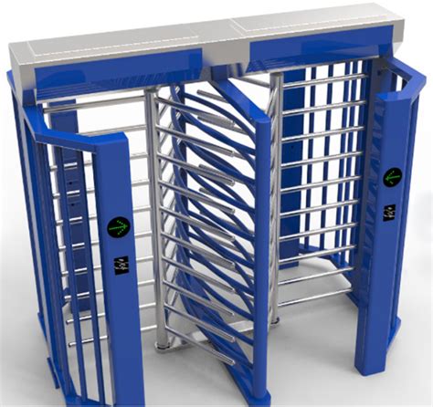 Stainless Steel Pedestrian Control Security Full Height Turnstile