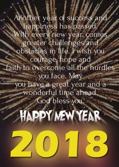 Happy new year 2021 wishes for lovers, husband, wife, boyfriend, girlfriend, best friend with beautiful & romantic words spread the word with care. 50+ Happy New Years 2018 Quotes & Sayings With Images In ...