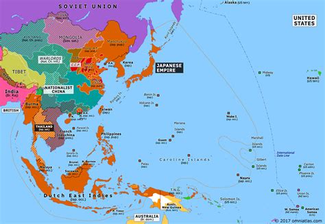 Ww2 Map Of Asia