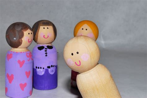 Handmade T Idea Peg Dolls Clumsy Crafter
