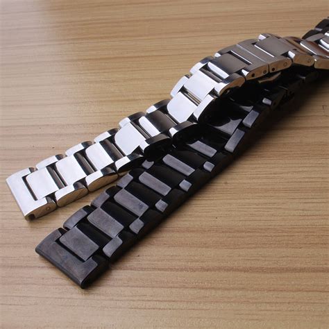 Stainless Steel Bracelet Solid Metal Watchband Watch Strap18 20 22 24mm
