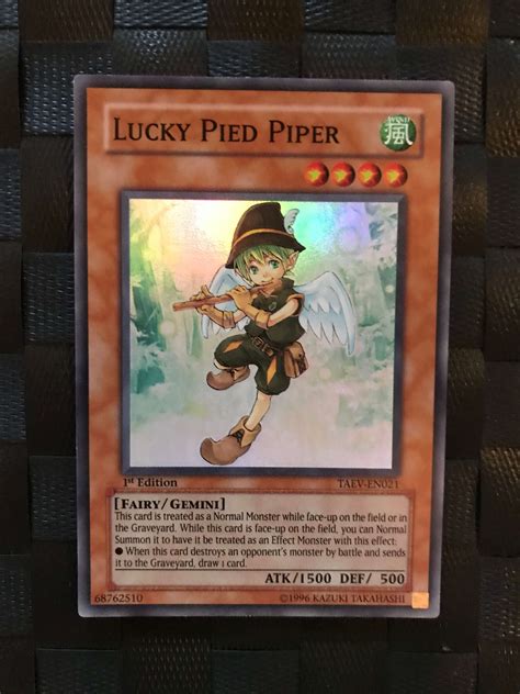 Lucky Pied Piper Tactical Evolution 1st Edition Taev 021 Pokeverdendk