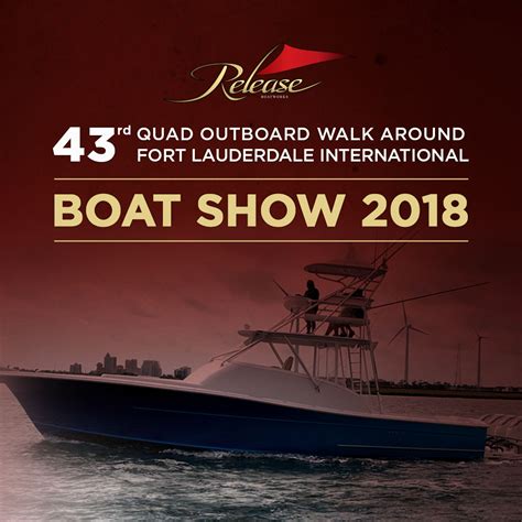 Release Boatworks To Launch Highly Anticipated 43 Quad Outboard